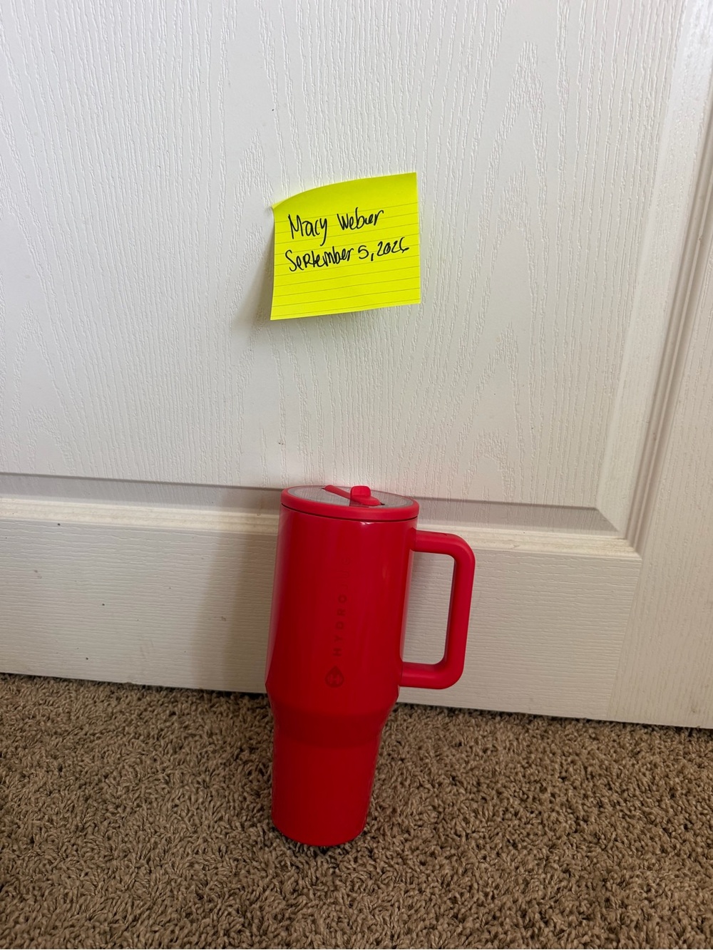 HydroJug 40oz Red Shine traveler